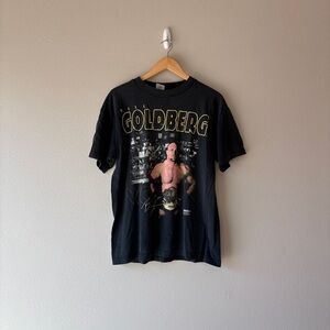 vintage 90s WCW Goldberg wrestling portrait t-shirt